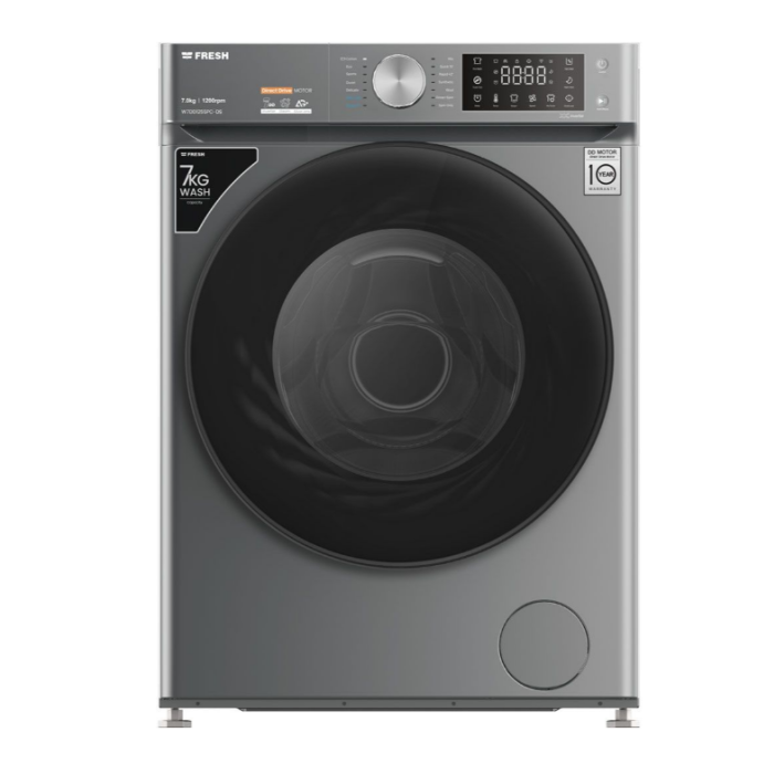 غسالة ملابس أوتوماتيك فريش 7 كجم أنفرتر موتور- دفع مباشر - سيلفر غامق