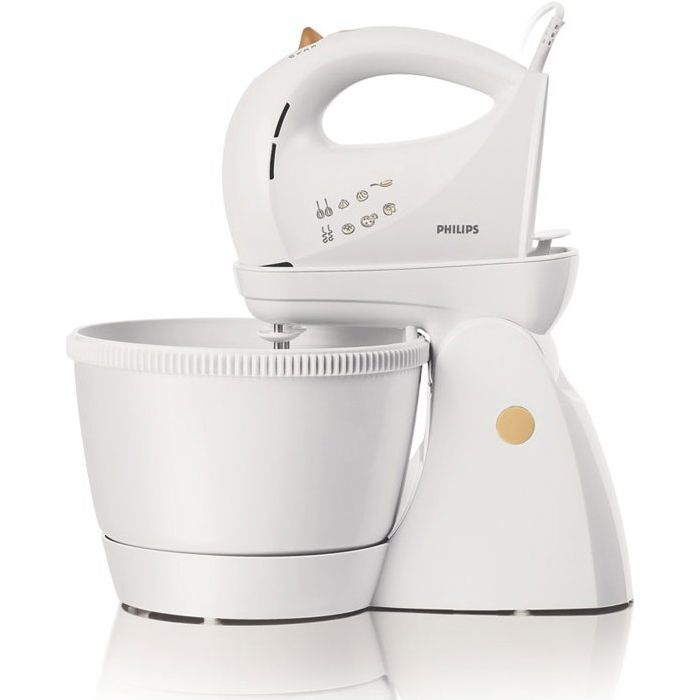 ميكسر ستاند فيليبس، 400 واط، ابيض - HR1565/40
