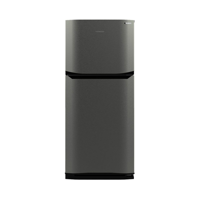 ثلاجة تورنيدو بتقنية الانفرتر، نوفروست، بابين، 296 لتر،RF-31FTV-DST - ستانلس غامق