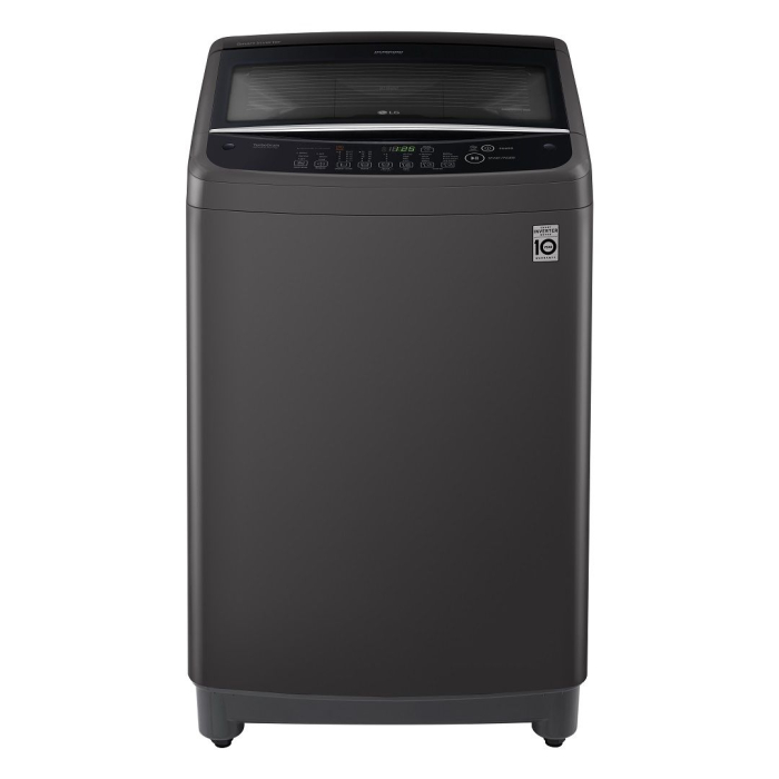 غسالة ملابس فوق أوتوماتيك بتكنولوجيا الذكاء الاصطناعي ال جي، تحميل علوي، 14 كجم، موتور انفرتر، T1466NEHGB- رمادي غامق