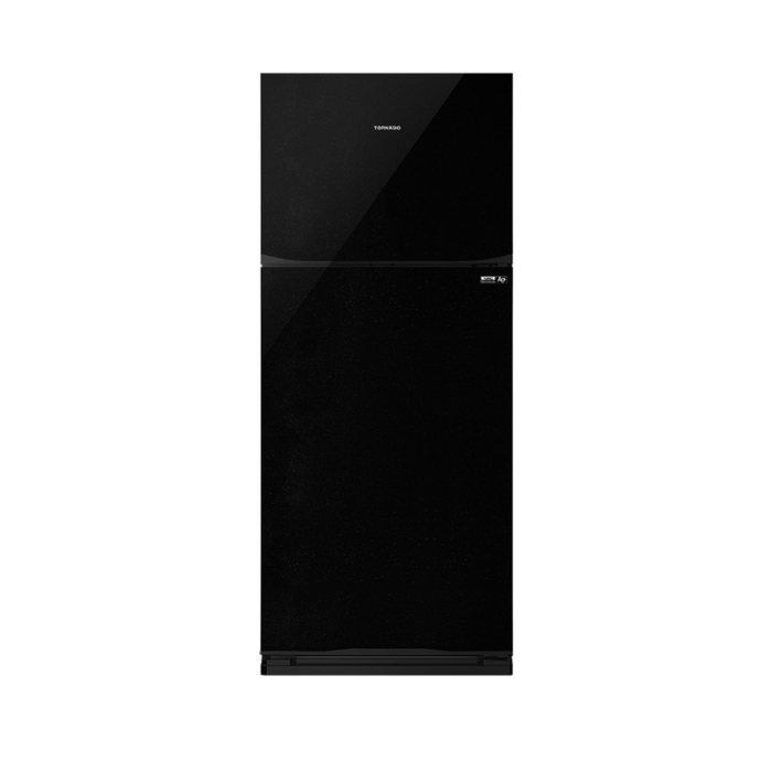 ثلاجة نوفروست تورنيدو، 2 باب، 450 لتر، RF-580T-BK - أسود