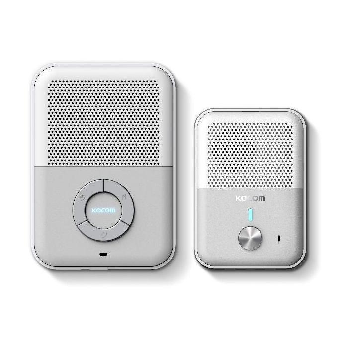 جهاز انتركم للاتصال الداخلي الصوتي كوكوم، KDP-Q81F/KD-Q81T - فضي