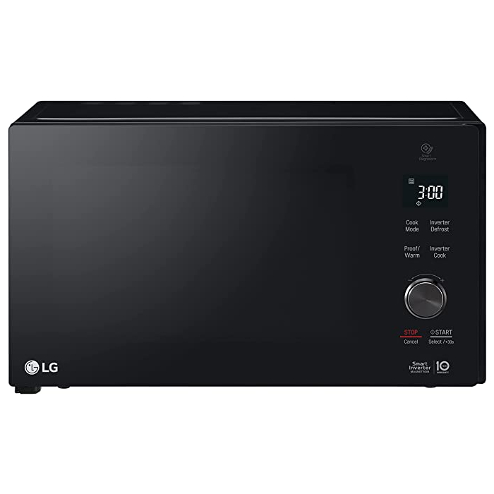 ميكروويف بالشواية ال جي، 42 لتر، 1200 وات، سمارت انفرتر، MH8265DIS - اسود (ضمان دولي)