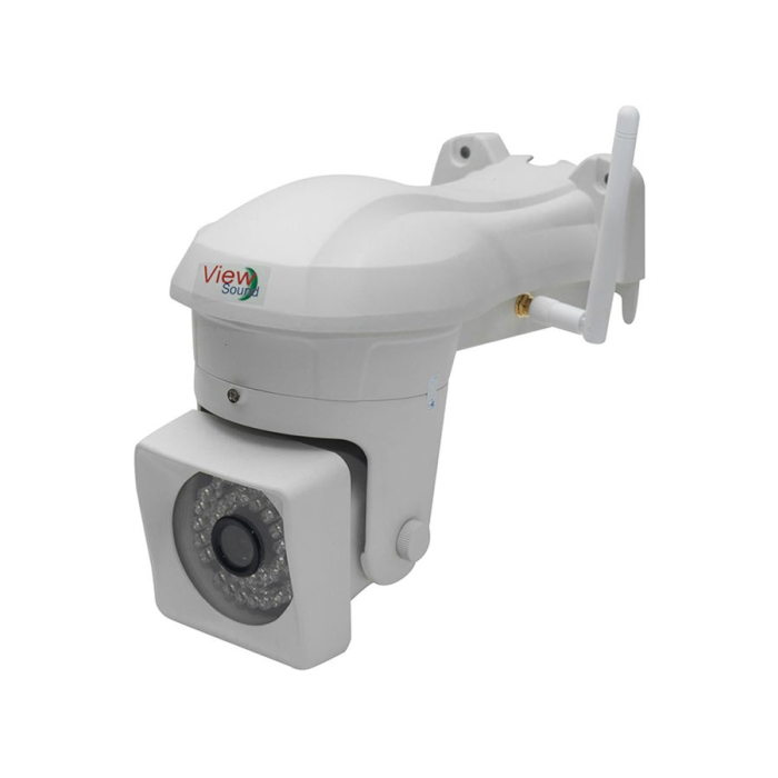 كاميرا مراقبة فيو ساوند لاسلكية وسلكية، 1 ميجابكسل - أبيض