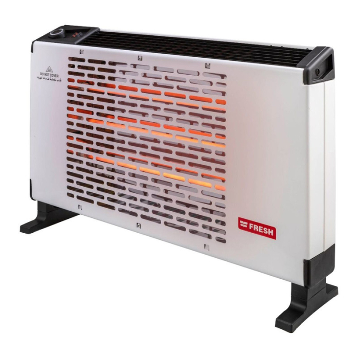 دفاية كهربائية فريش كوراتز، 2100 وات، 3 شمعة، ابيض - PSM-210