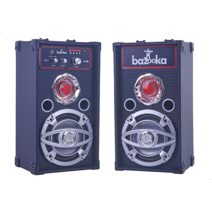 سماعة بازوكا، 10 وات، وحدتان، BZ-6200DX - أسود