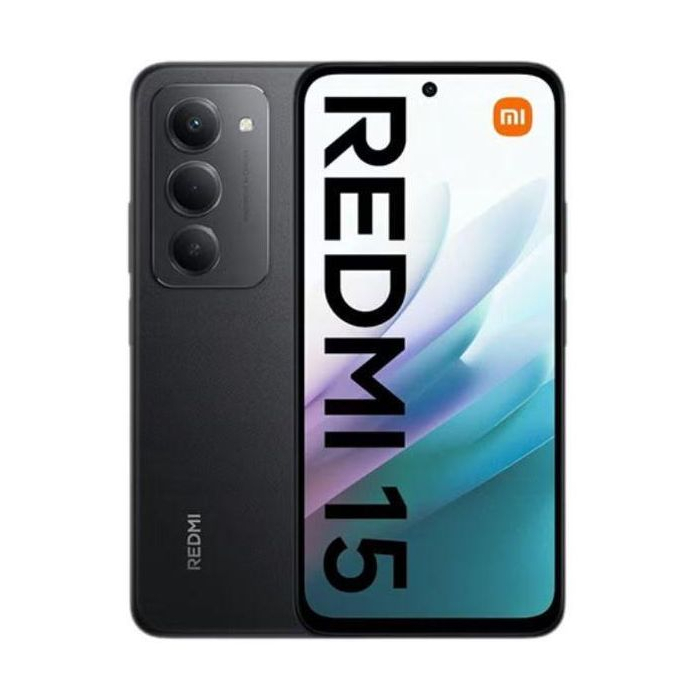 شاومي ريدمى 15 بشريحتين اتصال، 256 جيجابايت، 8 جيجا رام، شبكة الجيل الرابع - اسود ميدنايت
