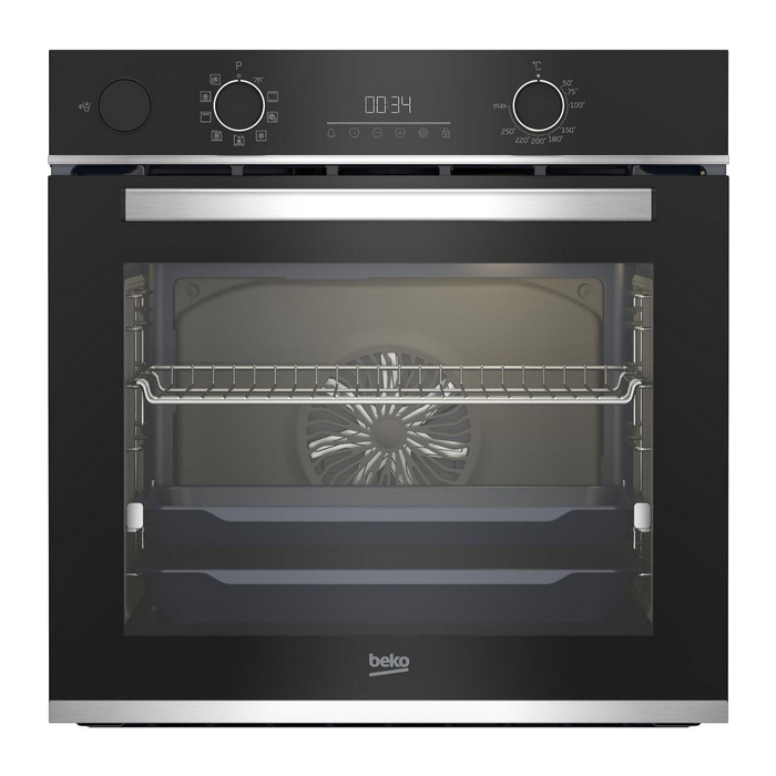 فرن كهربائي بلت ان بيكو بشواية كهرباء، 72 لتر، 60 سم، اسود - BBIS13300XMSE