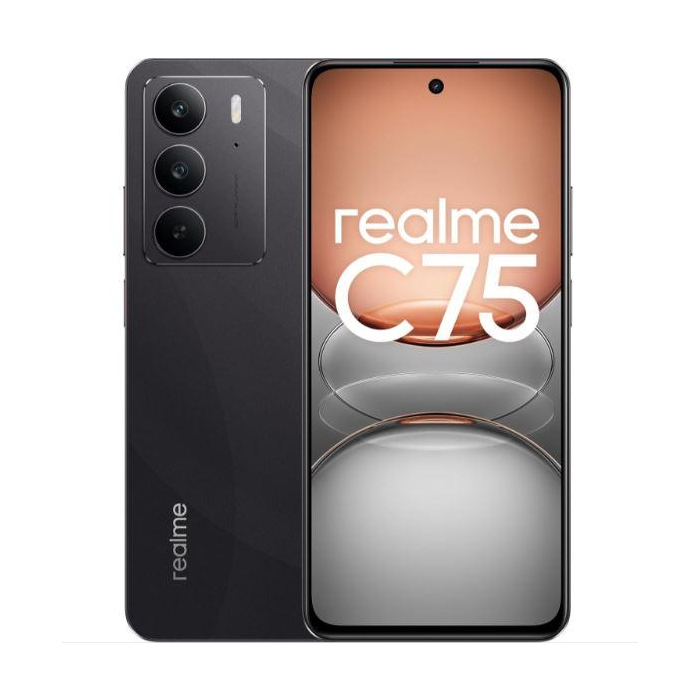 موبايل ريلمي C75 - 256 جيجا - 8 جيجا رام - Storm أسود - 4G LTE