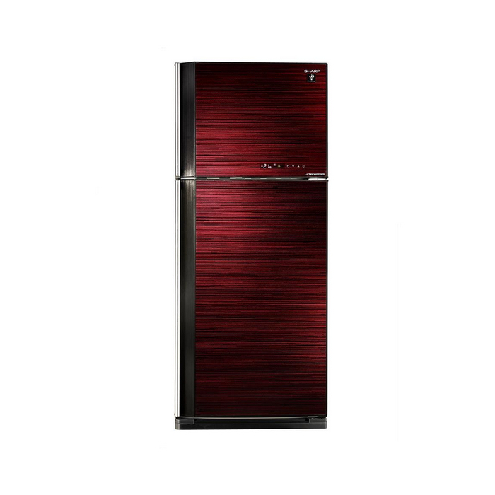 ثلاجة شارب نوفروست، ديجيتال بتكنولوجيا الانفرتر، 2 باب، سعة 16 قدم، SJ-GV58A(RD) - احمر