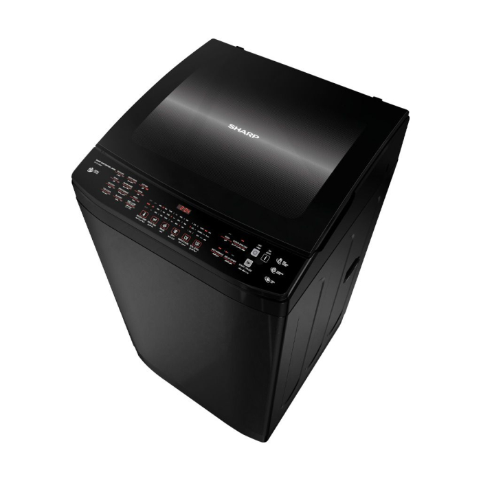 غسالة ملابس شارب 13 كجم DDM انفرتر بطلمبة أسود ES-TD13GBKP