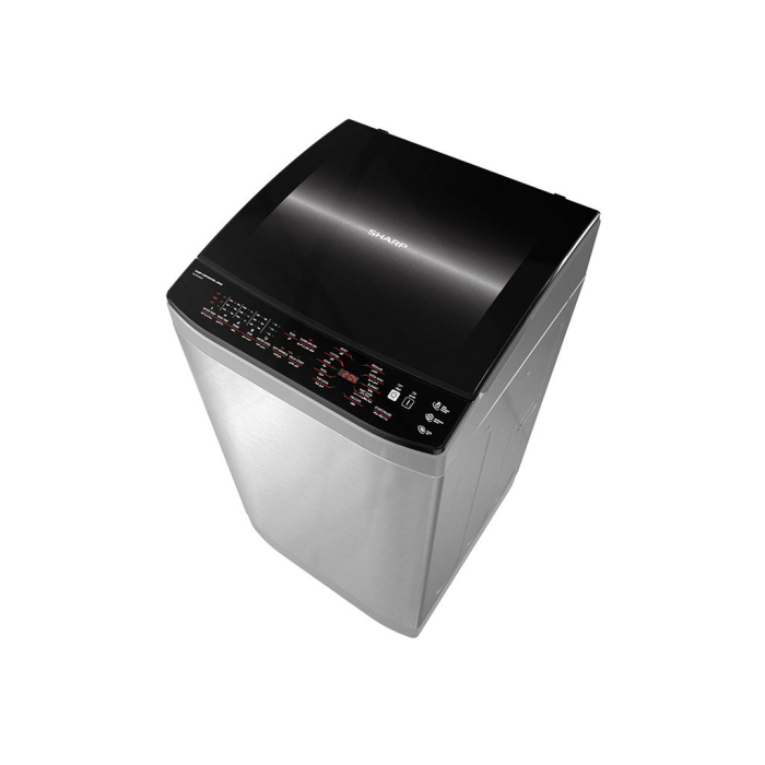 غسالة ملابس شارب فوق أوتوماتيك 13 كجم طلمبة سيلفر ES-TN13GSLP