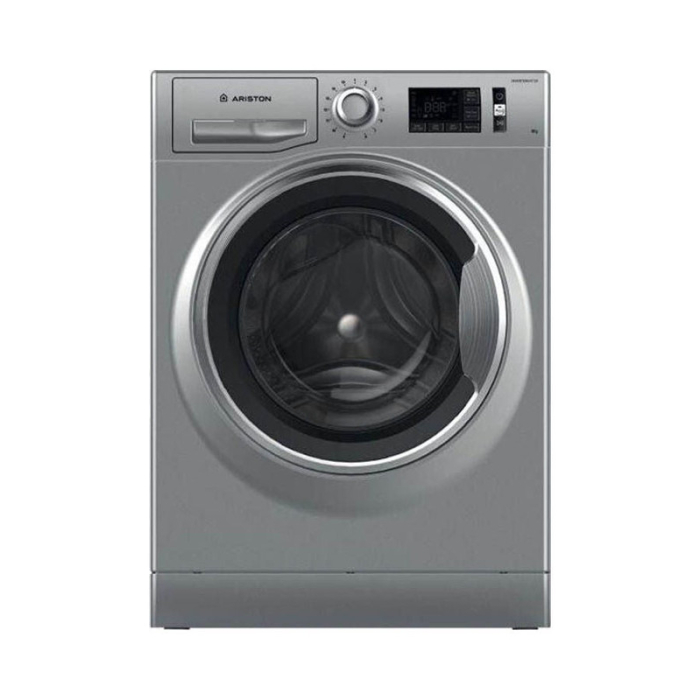 غسالة ملابس اوتوماتيك اريستون، تحميل امامي، 9 كيلو، موتور انفرتر، NLM11 946 SCAEX - فضي