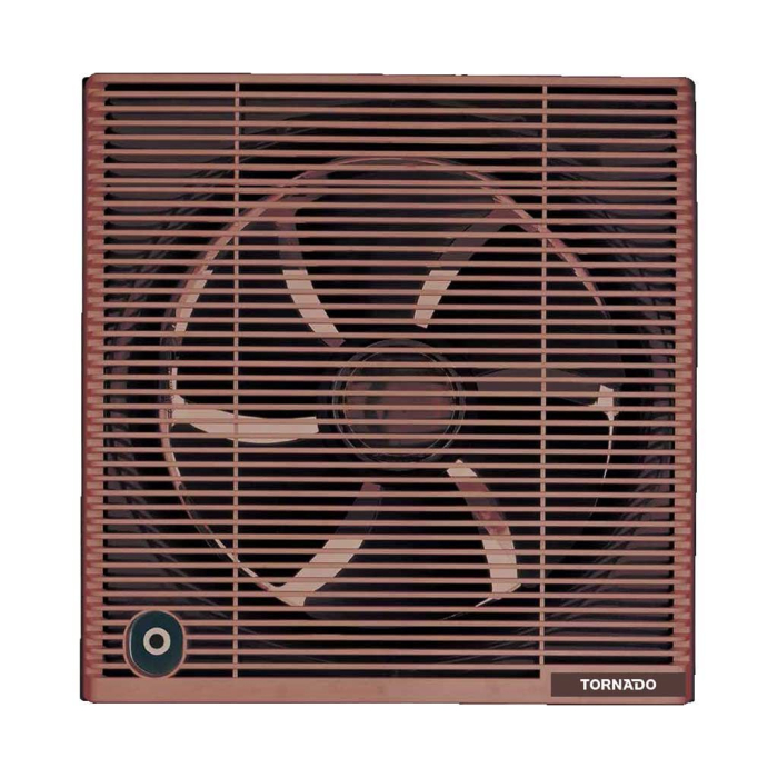 شفاط حمام تورنيدو مقاس 20 سم شبكة للحماية والخصوصية بني TVS-20NM