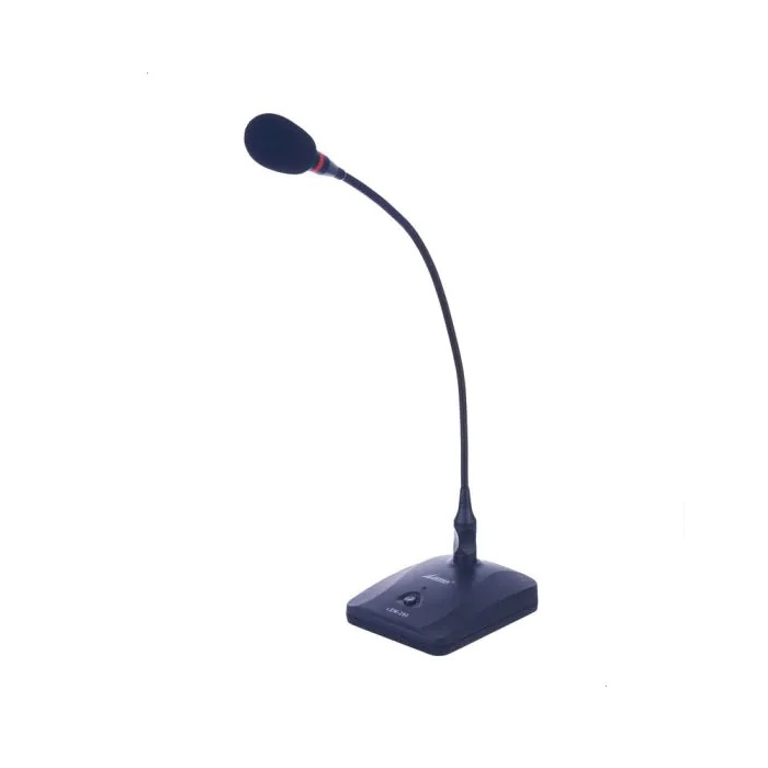 ميكروفون مكتبي لين سلكي، LEM-290 - أسود