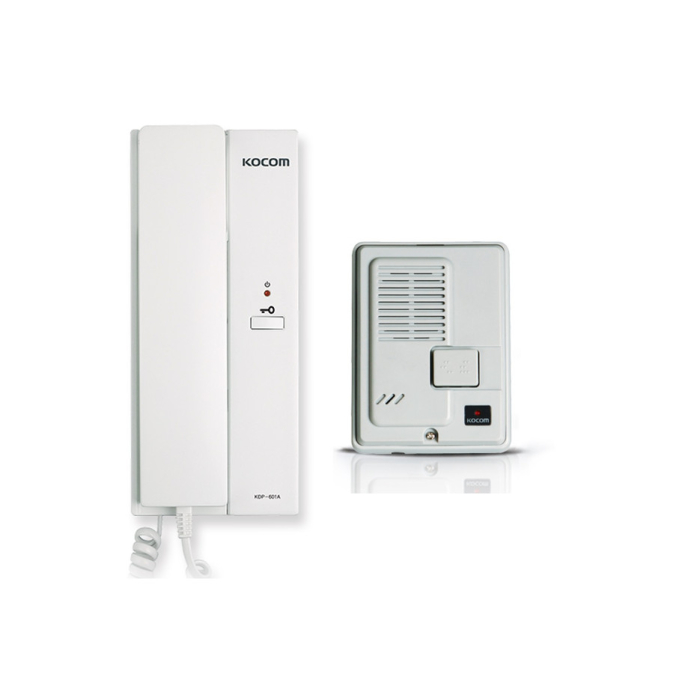 انتركم للاتصال الداخلي كوكوم، خط 1، موديل KDP-602AD/DS-2D - ابيض