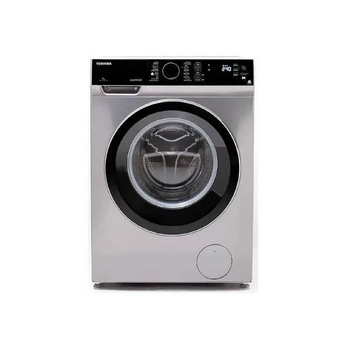غسالة ملابس فول أوتوماتيك توشيبا, سعة 9 كيلو, انفرتر, 1400 لفة, TW-BJ100M4EG(SK) - رمادى