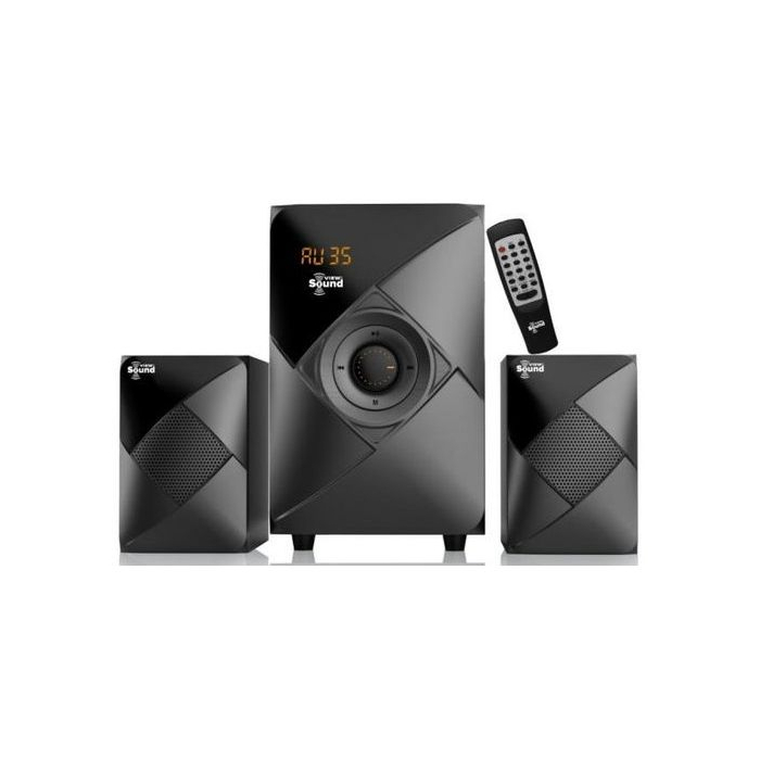 صب فيو ساوند ستيريو، 3 وحدات، VS-2600W - أسود