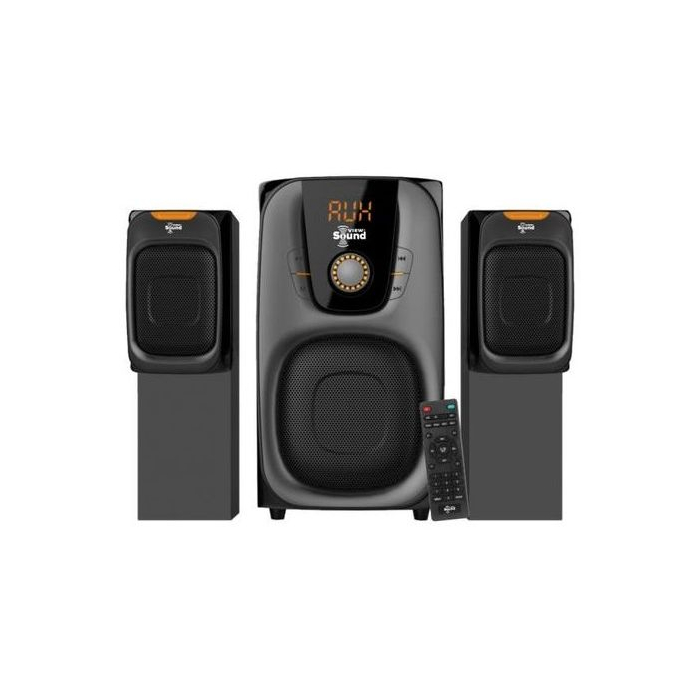 صب فيو ساوند ستيريو مضخم صوت، 35 وات، 3 وحدات، VS-5600WH - أسود