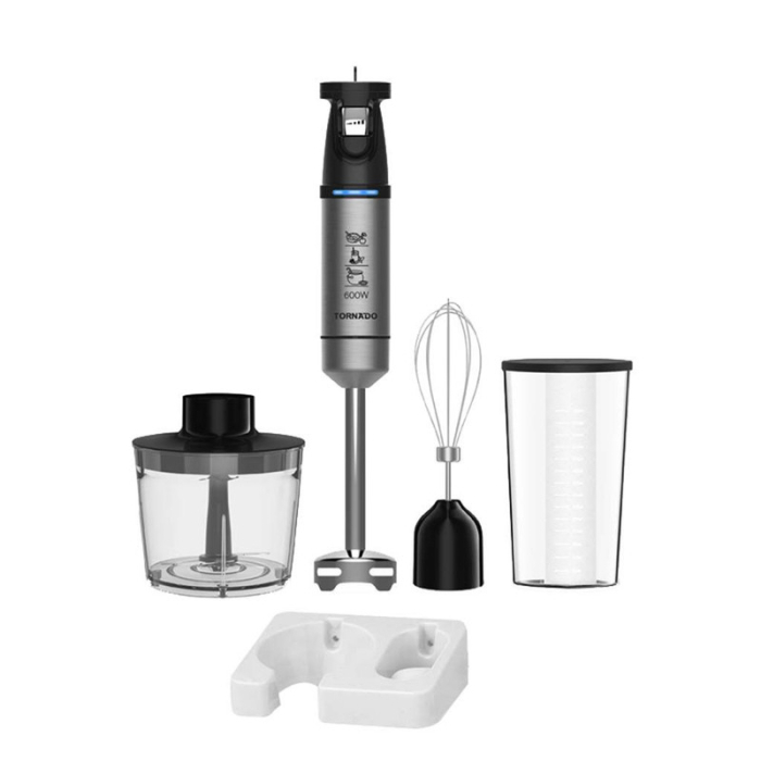 خلاط يدوي متعدد الاستخدام تورنيدو، 700 مل، 600 وات، THB-600W - اسود