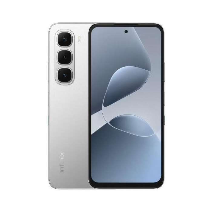 انفينيكس هوت 60i شريحتين، 6+6 جيجابايت رام، 128 جيجابايت، 4G، تيتانيوم فضي