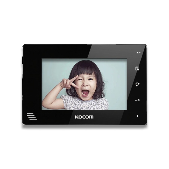 شاشة انتركوم 7 بوصة ملونة كوكوم  KCV-A374-اسود