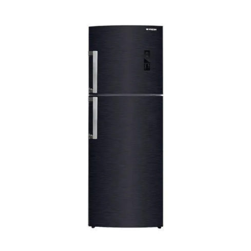 ثلاجة فريش ديجيتال، نوفروست، بابين، سعة 369 لتر، FNT-M400FB - أسود