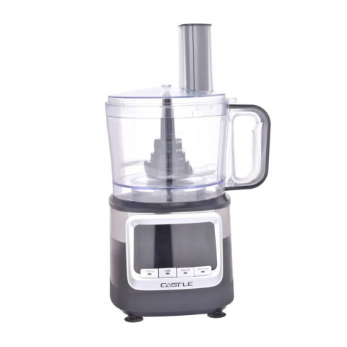Castle Food Processor, 1.5 Liter, 1200 Watt, Black Silver - FP1240D
