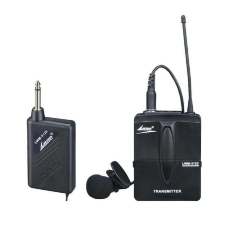ميكروفون لاسلكى لان، LWM-3122 - اسود