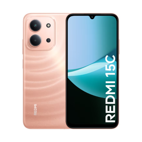 شاومي ريدمى 15C بشريحتين اتصال، 128 جيجابايت، 6 جيجا رام، شبكة الجيل الرابع - برتقالى