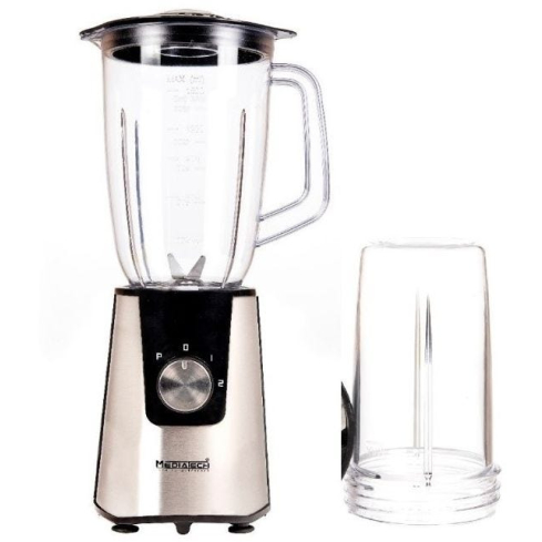 خلاط ميديا تك، 1.5 لتر، 2 مطحنة، 600 وات، MT-B17 - روز جولد