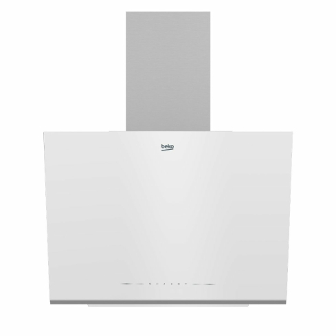 شفاط ديكوري بلت ان بمدخنة بيكو، مقاس 60 سم، ابيض - BHCA66741BWHSE