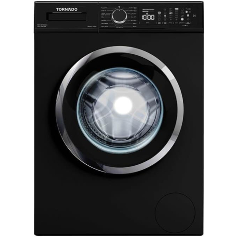 غسالة تورنيدو تحميل أمامي أوتوماتيك، سعة 7 كجم، TWV-FN710BKOA - أسود