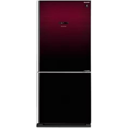 ثلاجة نوفروست شارب ديجيتال بتقنية الانفرتر، 558 لتر، احمر - SJ-GV73J-RD