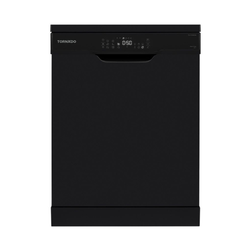 غسالة أطباق تورنيدو، سعة 15 فرد، 8 برامج، TDV-FN158CBK - أسود