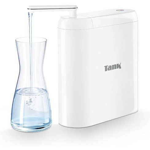 فلتر مياه تانك برو، 6 وظائف تنقية مضغوطة - أبيض