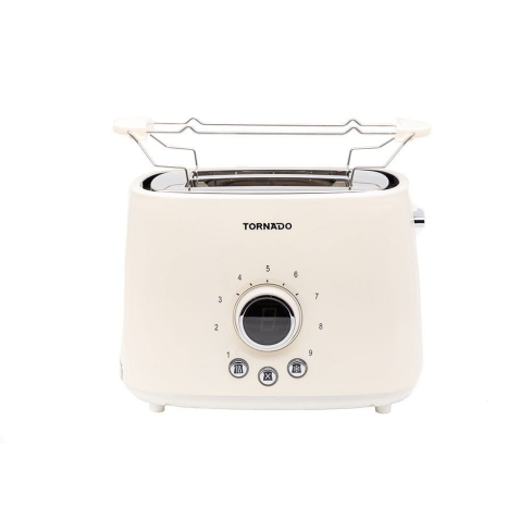 توستر تورنيدو 2 شريحة 1000 وات TT-1000D - ابيض