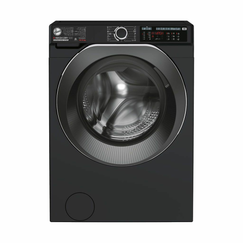 غسالة ملابس هوفر فول أوتوماتيك تحميل امامي انفرتر، 14 كجم مع مجفف 9 كجم، HDP4149AMBCB-EGY - أسود