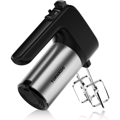 مضرب بيض تورنيدو، 300 وات، 6 سرعات، THM-300W - أسود