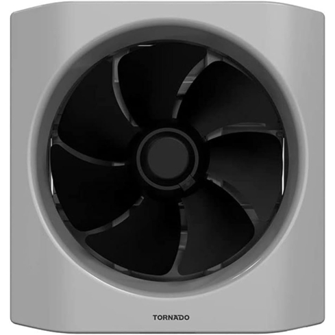 شفاط مطبخ تورنيدو 20 سم أسود × رمادي TVH-20BG