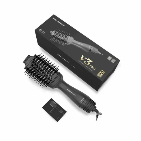 مكواة فرد الشعر راش براش برو، V3 Pro - أسود