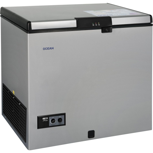 ديب فريزر افقي اوشن، 217 لتر، فضي - NJ31TLLWFS