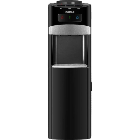 مبرد مياه كاسيل، 3 حنفية، بارد /ساخن/ فاتر، مزود بحافظة، WD 3050 - اسود