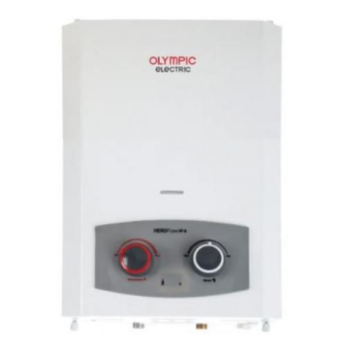 اوليمبيك سخان غاز ديجيتال 6 لتر بدون مدخنة لون أبيض OYG06313WL-945105586