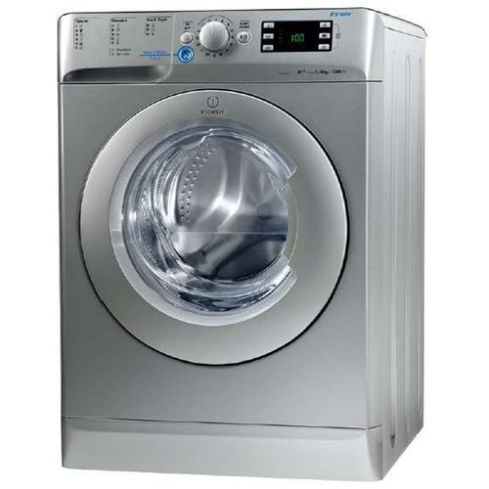 غسالة إنديسيت XWE 81283X S EU بسعة 8 كجم - فضي