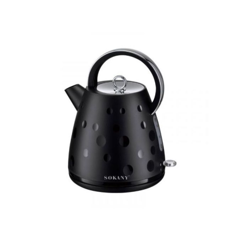 غلاية كهربائية سوكاني 2200 وات سعة 1.7 لتر، أسود SK-1033