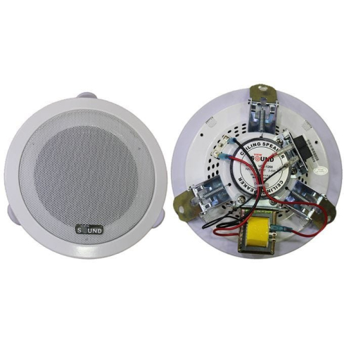 View Sound VCS-1268 Ceiling Speaker, 4.5-inch - White