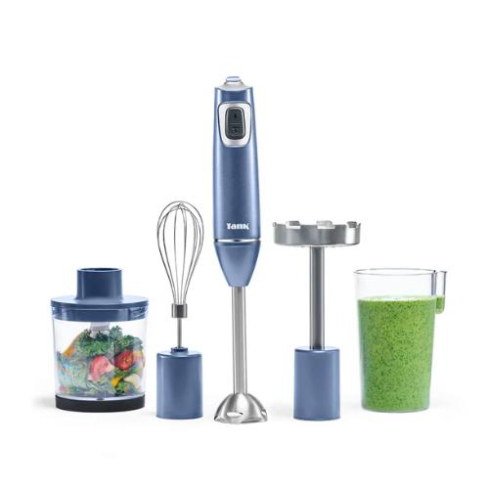 Tank Hand Blender All in One, 5 Speed Control + Turbo, 600 Watts, Graphite/Silver, CM-6003-1