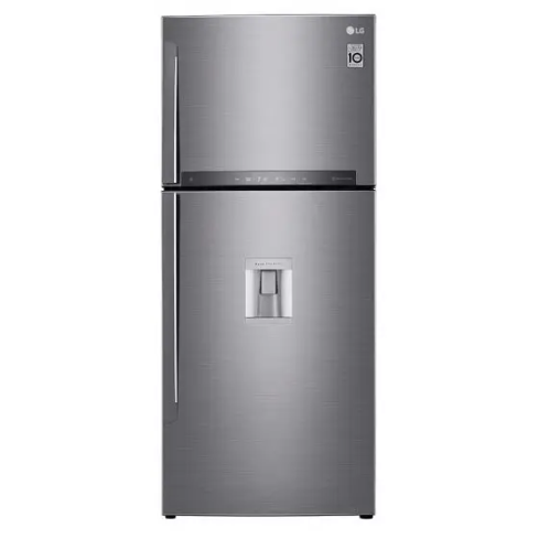 ثلاجة نوفروست ال جي، 509 لتر، ديسبنسر، GN-F722HLHL - فضي