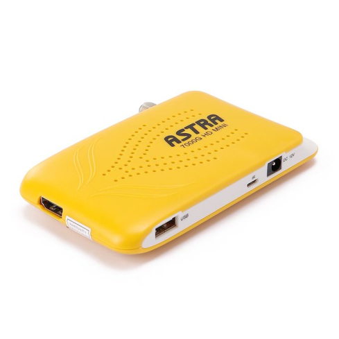 ريسيفر ميني استرا، عالي الدقة - 7000G - اصفر